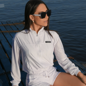 7865 | Jaqueta cropped ocean