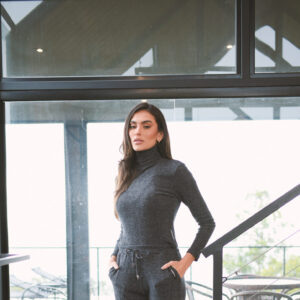 7833 | Blusa gola Tricot Canelado