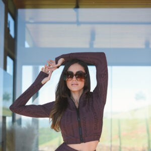 7942 | Jaqueta Neo Fit cropped c/ punho