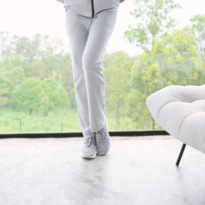 7931 | Calça Tricot Canelado reta