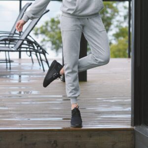 7936 | Calça Jogger Moletom bolso aplicado